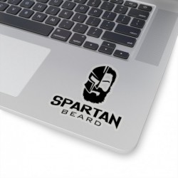Spartan Beard - BLACK - Decal